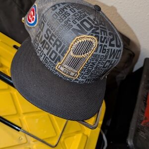 New Era Gray and Black World Series Champions Hat